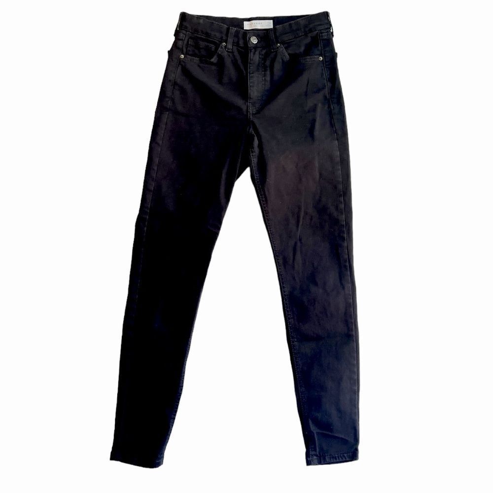 Topshop  Jamie Hi Rise  Black Skinny Jeans sz 28